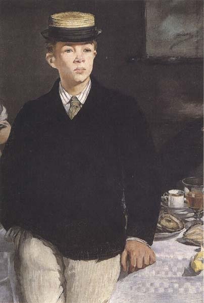 Edouard Manet Le dejeuner dans l'atelier (detail) (mk40) Germany oil painting art